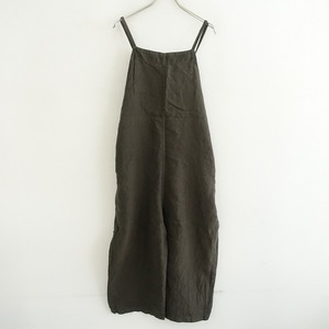 【染/定価1.9万】イチ アンティークス ICHI Antiquite’s *リネンkotohiradakiサロペット*M麻パンツ(34-2412-31)【02A52】