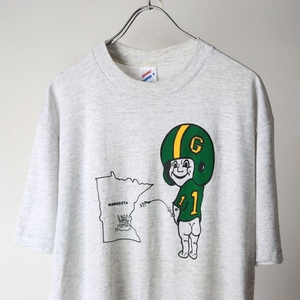 80s USA製 ヴィンテージ Tシャツ NFL ボディ JERZEES ジャージーズ size L / 古着