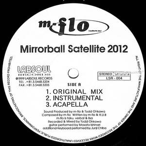 【レコード/邦】M-FLO /MIRRORBALL SATELLITE 2012
