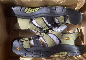 新品☆KEEN キーン★NEWPORT H2 ニューポートH2★カーキ ブラック★26.5cm★