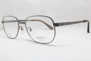 N307 日本製 ブランド メンズ 男性 ENPRESS.J エンプレスジェイ フルリム チタン 15.2g 54□17 140 軽量 新品 メガネフレーム 眼鏡 