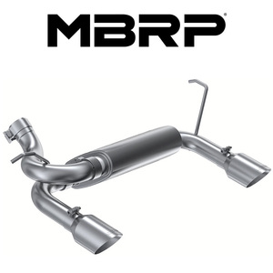 MBRP 2007-2018 ジープ ラングラー JK 2ドア 4ドア アンリミテッド 3.8L 3.6L アクスルバック エキゾースト 正規輸入品