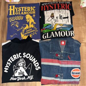 ヒステリックグラマー★hysteric glamour★メンズ3点レディース1点まとめて4点セット