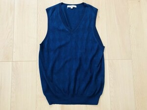 【良品】ユナイテッドアローズ＊ニットベスト＊紺＊M