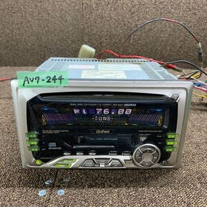 AV7-244 激安 カーステレオ HONDA Gathers WX-202T 08A00-2B0-200A PH-2309L-A カセット FM/AM プレーヤー 簡易動作確認済み 中古現状品