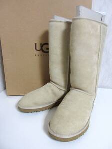 アグ UGG UBW04001 クラシックトール ムートンブーツ サンド 8 北2829