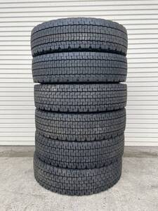 送料無料　BRIDGESTONE W970 9R19.5 14PR スタッドレス　13年 4本　14年2本　6本セット