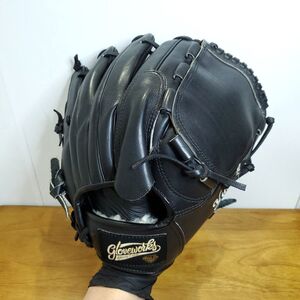 グラブワークス 最上位グレード PRO KIP 美品 上質キップレザー GLOVE WORKS 一般硬式用投手グラブ メンテ済即戦力 野球 大人用グローブ