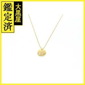 OREFICE オレフィーチェ イニシャルコインネックレス イニシャル K K18 ダイヤモンド 0.03ct 【460】2141100519400