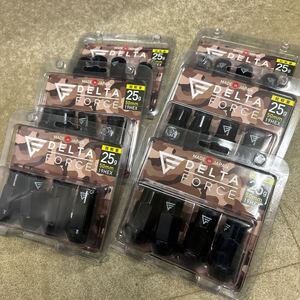 DELTA FORCE 軽量ナット　デルタフォース　MIL NUTS 24個セット　ブラック　1.5ピッチ　トヨタ　ミツビシ　マツダ　ホンダ　SUV