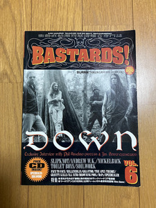 【レア】 CD 未視聴 BURRN 別冊 BASTARDS VOL.6 DOWN パンテラ PANTERA スリップノット SLIPKNOT NICKELBACK SOILWORK DROWNING POOL