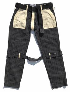 新品・未使用peel&lift dobby stripe bondage trousers /seditionaries/セディショナリーズ/ピールアンドリフト/Vivienne Westwood