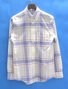 JACK SPADE (ジャックスペード) CHECK B.D SHIRT WHITE/BLUE チェックボタンダウンシャツ XS