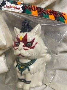 ◎ くいだおれトイ ししまるもも ニャンゼオン NYANZEON フィギュア ソフビ 現状品