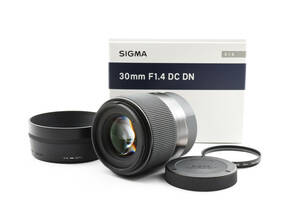 ★極上美品 元箱付き★ SIGMA シグマ 30mm F1.4 DC DN Contemporary C016 Canon キャノン EF-Mマウント用