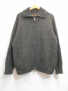 67 送80サ 1015$D11 UNDERCOVER アンダーカバー 99AW 90s Ambivalence期 フルジップ ウールニットセーター Q277 日本製 サイズM 中古品