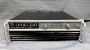 ♪♪ジャンク♪AMCRON MACRO-TECH 5000VZ 業務用パワーアンプ　MA-5000VZ 　正規品♪♪