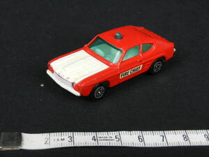 CORGI JUNIORS FORD CAPRI FIRE CHIEF 箱なし イギリス製 コーギージュニア フォード カプリ ファイヤーチーフ