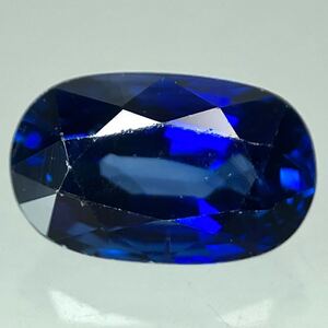 ソ付き!!1円〜!!◆天然サファイア0.713ct◆d 約6.35×3.95×3.08mm ルース 裸石 宝石 コランダム サファイア sapphire w3/244