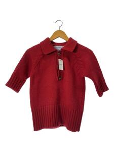 INVERALLAN◆HAND KNIT/セーター(厚手)/42/ウール/RED