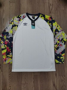 【新品特価！】アンブロ UMBRO メンズ サッカー/フットサル 長袖シャツ UUUOJB65AP/サイズO