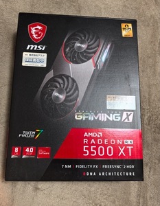 【美品】 Radeon RX 5500 XT GAMING 8G グラフィックボード MSI