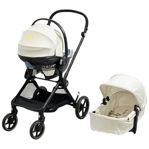 【引取限定】 CYBEX Eos Stroller SEASHELL BEIGE サイベックス ベビーカー ベビー用品 中古 直 T9537711