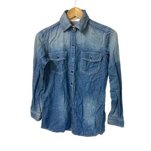 00s Early SLY Vintage-Style Long Sleeve Denim Shirt