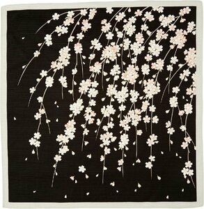 有職　小風呂敷　しだれ桜　約50×50cm　綿100％　日本製　新品