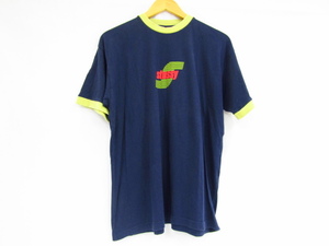 Stussy oil works ステューシー リンガーTシャツ オールドステューシー 希少 ホワイト ネイビー ヴィンテージ Ringer 中古品 ★100335