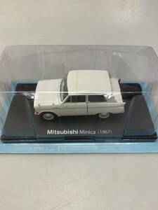 A067 アシェット　assiette　1/24　国産名車コレクション　Mitsubishi　Minica（1967）