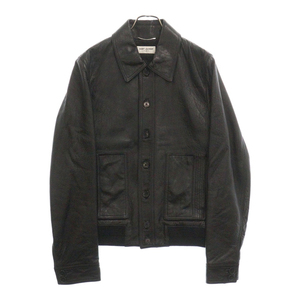 SAINT LAURENT PARIS サンローランパリ 17AW Lamb Leather Jacket ラムレザー ジャケット ブラック 484279 Y5NQ1