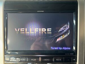 ALPINE アルパイン 20系 ヴェルファイア専用 BIG X EX009V-AV 9型ナビ 地図データ 2013年 フルセグ DVD bluetooth