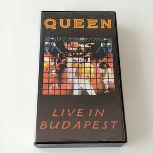 【国内版VHS】クイーン/ライブ・イン・ブダペスト(TOVW-3302)QUEEN/LIVE IN BUDAPEST/ビデオ/マジック・ツアー/ボヘミアン・ラプソディ