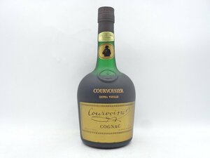 同梱不可 1円～ COURVOISIER EXTRA VIEILLE クルボアジェ エクストラ ヴィエイユ コニャックブランデー 700ml X290188