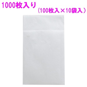 【まとめ買う】業務用 6つ折り紙ナプキン フラット 白無地 1000枚入×10個セット