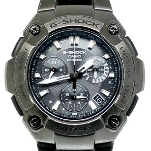 良品 G-SHOCK MRG-7500BJ-1A MR-G 電波ソーラー フルメタル ブラック チタン サファイアガラス 2007年3月発売 【ITXX9WBIVPP0】