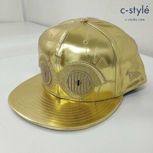 O457a [未使用品] NEWERA ニューエラ スターウォーズ キャップ 8 63.5cm ゴールド C-3PO | ファッション小物 N