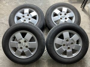 SUZUKI 145/80R13 4.50B +50 PCD100 アルミホイール4本セット