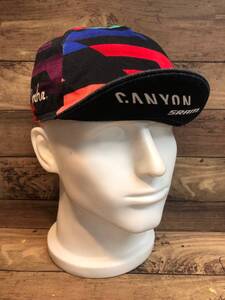 IJ975 ラファ Rapha 2018 CANYON SRAM CAP サイクルキャップ ワンサイズ