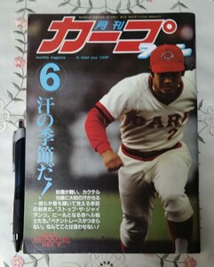 月刊カープファン 1983年6月号 表紙 高橋慶彦 広島東洋カープ 背番号2 昭和58年