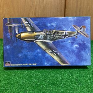 ★ハセガワ 1/48 メッサーシュミット【 BF109E】BOXアート小池茂雄 　※長期保管・置き古し・デカール黄ばみ有り　M21