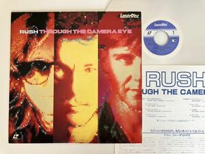 RUSH / THROUGH THE CAMERA EYE LD SM058-0068 84年貴重映像作,Geddy Lee,Neal Peart,Alex Lifeson,Tom Sawyer,彼方なる叡智が教えるもの