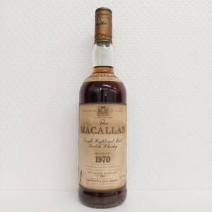 希少品 未開栓 MACALLAN マッカラン 18年 1970 シェリーウッド シングル ハイランドモルト スコッチウイスキー 43％ 750ml 古酒 No.7099