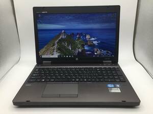 HP EliteBook 6560b / i3 2540M / 8GB / SSD 120GB / 15.6インチ / DVD / テンキー / Windows10 Pro / 動作品 / 安い