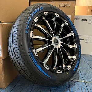 ハイエース 200系 18インチ 新品 タイヤホイール 4本セット BD12!! TOYO H30 225/50R18 1台分 ホワイトレター