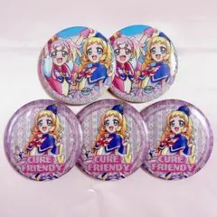 キュアフレンディ わんだふるぷりきゅあ プリキュア 感謝祭 缶バッジ ホロ