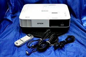 ★明るさ4200lm/投影良好★ EPSON/エプソン 液晶プロジェクター ◆EB-2140W/リモコン・HDMI・VGAケーブル付属◆ 50716Y