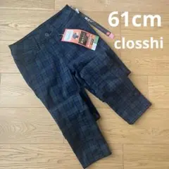 closshi チェック スキニー　パンツ レディース 裏起毛　ズボン　61cm