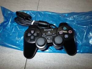 1円～ 未使用 SONY 純正 PS2 アナログコントローラー SCPH-10010 ブラック ラメ 入り デュアルショック2 DUALSHOCK 2 Black SCE 黒 G74